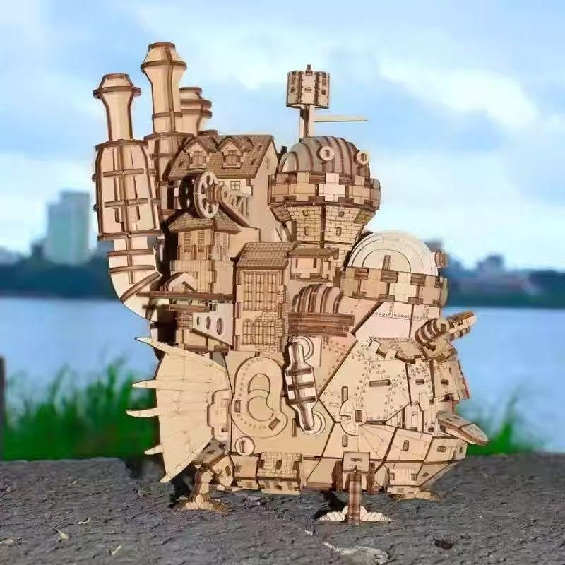 3D Wooden Puzzle DIY Model - Creative Kids & Adults Handcraft Gifts Set