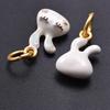 5pcs Kawaii Animal Pendant Enamel Charms For Jewelry Making Duck Bunny Elephant Lucky Fish Charm Handmade Materials Accessories