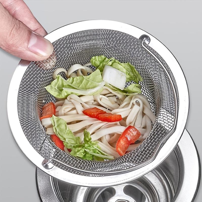 3PCS Set Kitchen Sink Strainer Stainless Steel Sink Funnel Anti Blocking Sink Dishwasher Basin Floor Drain Sewer Hair Strainer