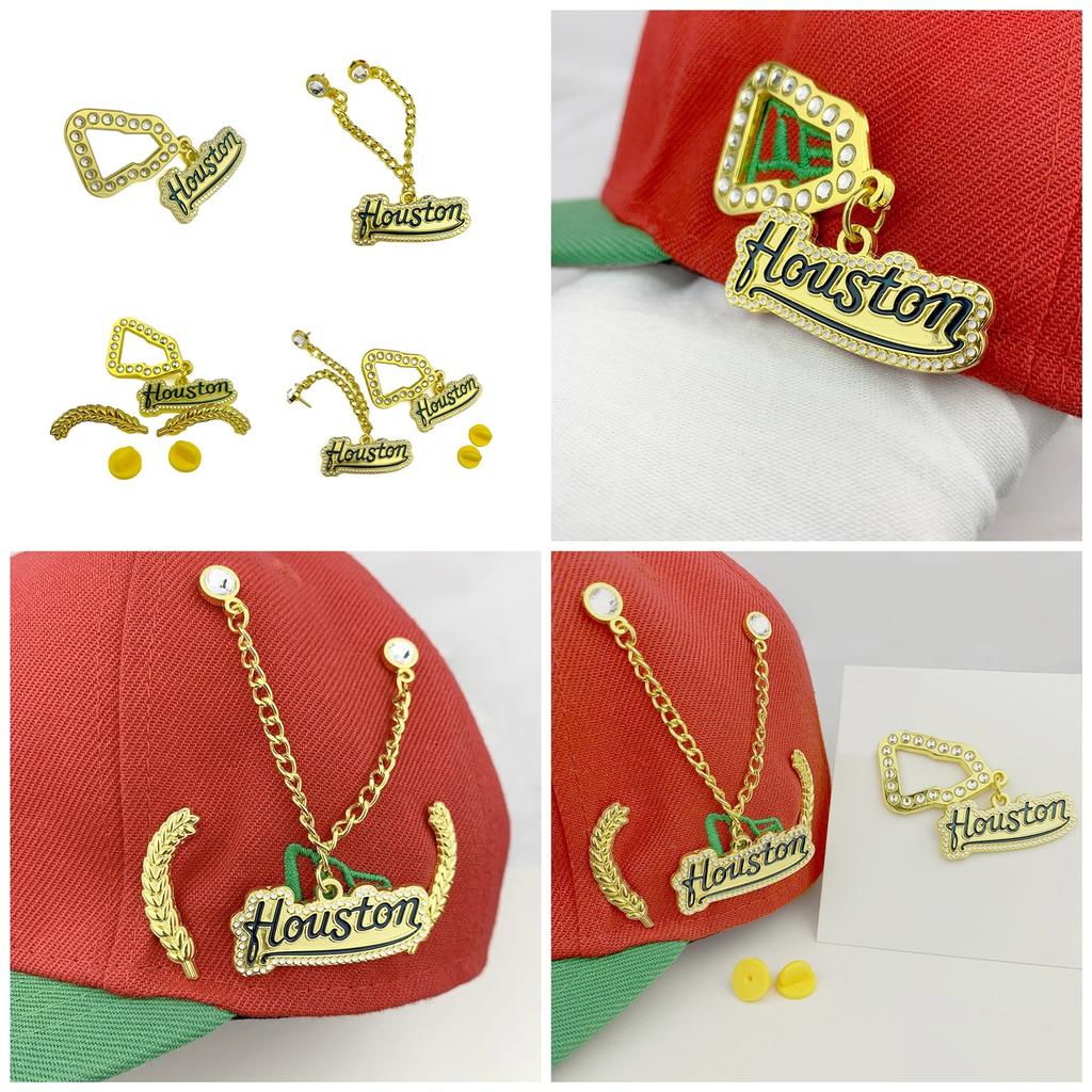 Roztomilá kovová smaltovaná brož, personalizované ozdoby na klobouk, odznak ze slitiny a smaltu na baseballové čepice pro milovníky módy