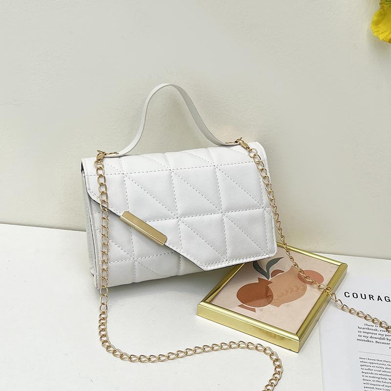 Fashion small bag women's summer new shoulder messenger bag texture is now popular portable small square bag women