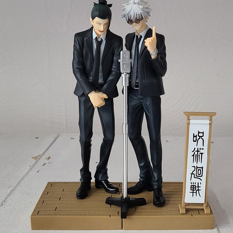 Jjk 17Cm Anime Figure Geto Suguru Gojo Satoru Action Figure Geto Suguru Gojo Satoru Figurine Doll Pvc Model Collection Toy Gifts