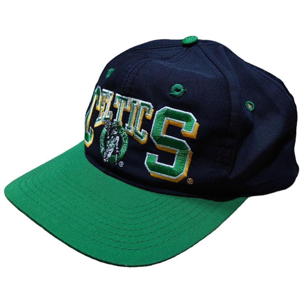[USED] 90s NBA Official Big Logo Embroidered Baseball Cap Celtics