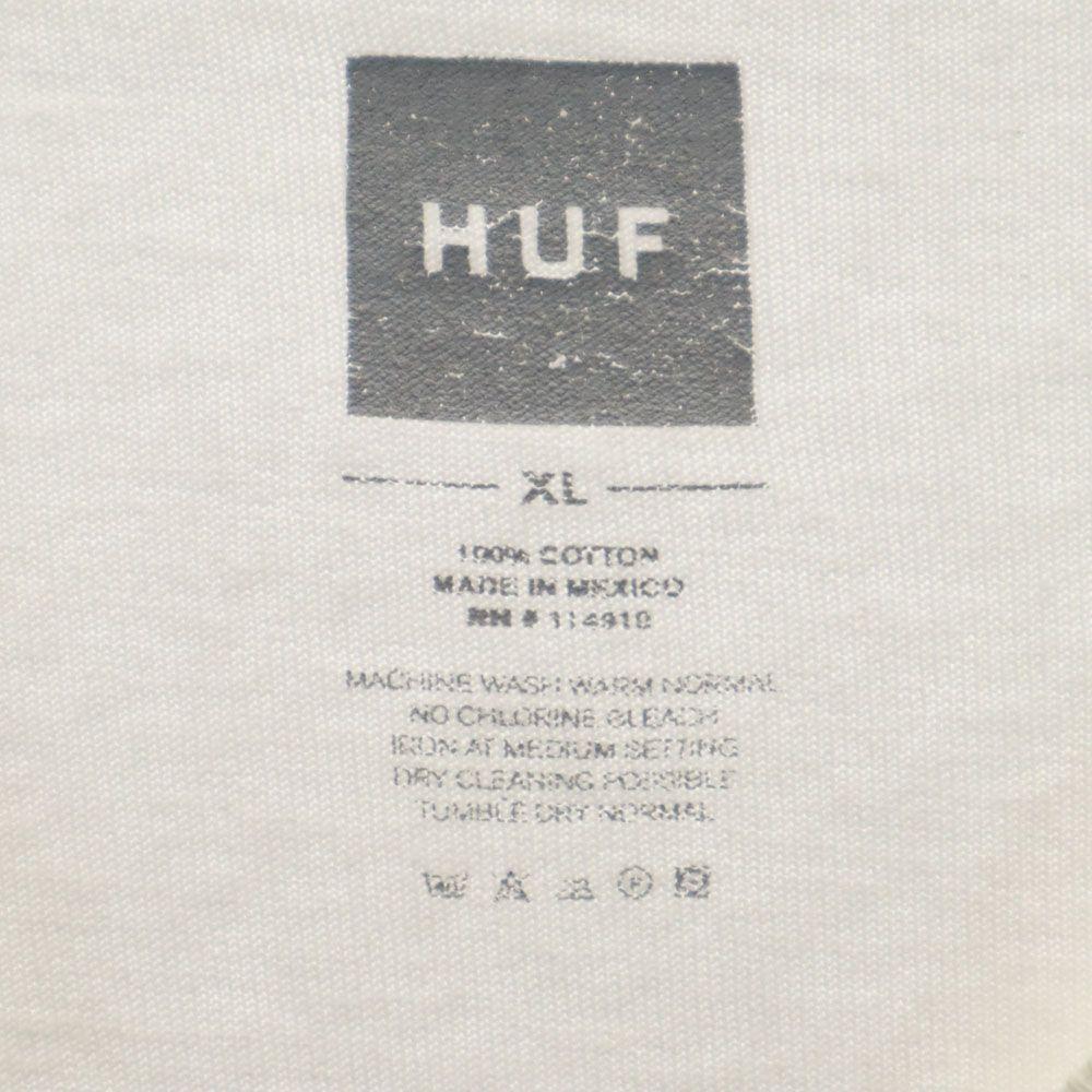 HUF Long sleeve T-shirt XL white Ron T Men's Used