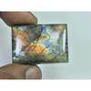 26X34X07MM Natural Purple Labradorite Spectrolite Octagon Loose Gemstone D-396
