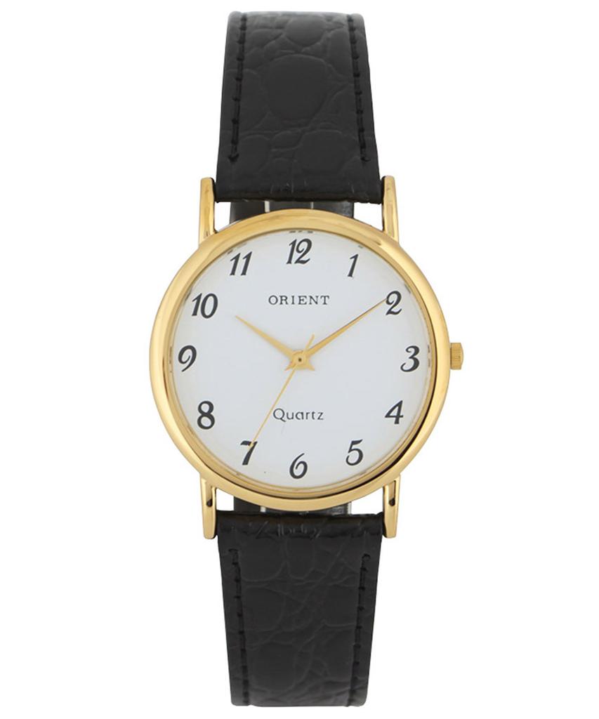 Olienteu Korean-Made Men'S Leather Band Wristwatch Ss658_Wh_Ar