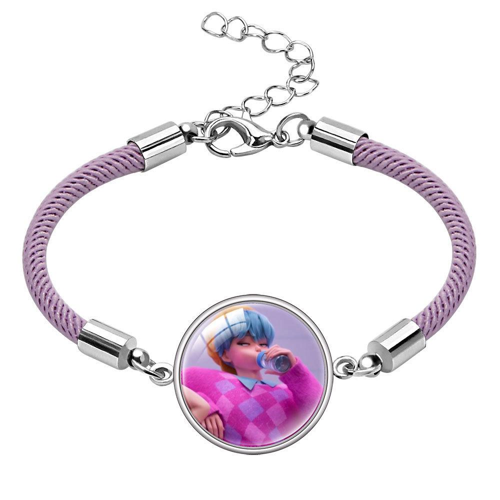 Rumi Zoey Mira Gem Bracelet Cartoon Multi-Color Rope Hand Jewelry