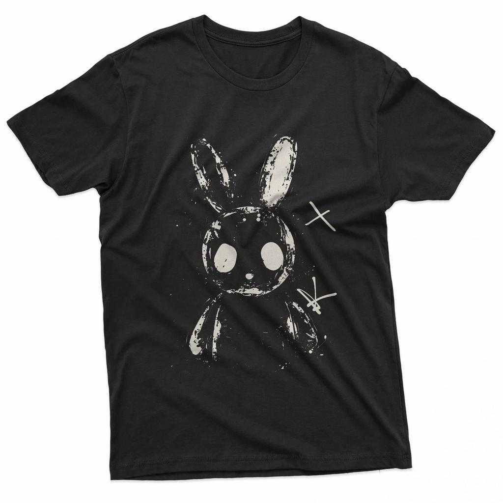 Creepy Cute Bunny Rabbit Alt Goth Grunge Horror Aesthetic T-Shirt