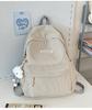 Schoolbag Corduroy Large Capacity Backpack New Casual Versatile Striped Velvet Mori Backpack Lightweight High School Student School Bag