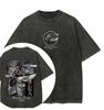 Hot Sale Attack on Titan Peripherals Graphic Print TShirt Men Women Retro Washed Cotton Harajuku Style Oversized Summer New Top