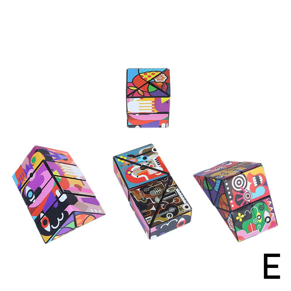 Creative Star Geometric Magnetic Cube Versatile Infinite Antistress Anxiety Desk Toy ABS material waterproof Magic Cube