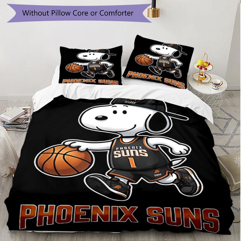 3pcs Duvet Cover Set (1*Duvet Cover + 2*Pillowcase, Without Core), Snoopy Print Soft All‑Season Bedding Set, Home Bedroom Decor Gift