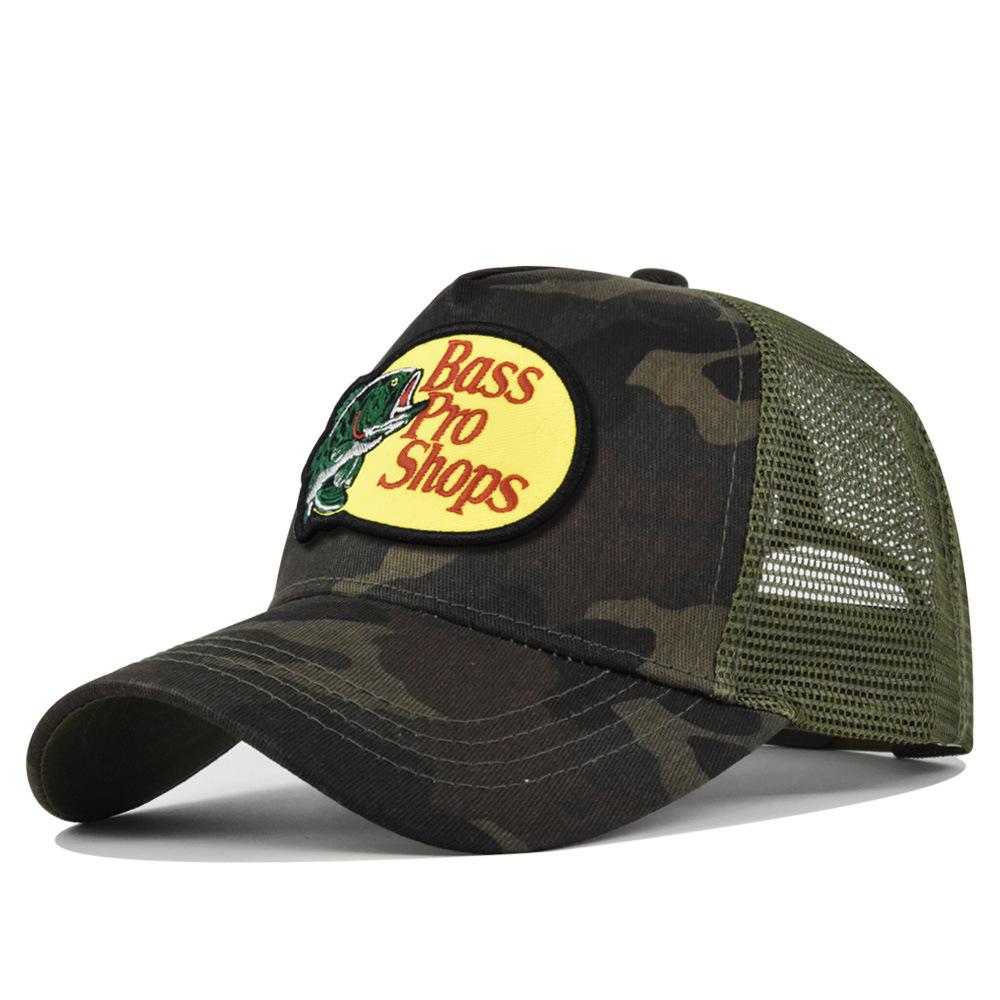 Cappellino a Rete con Visiera Curva e Ricamo a Punto Croce - Cappello da Sole Estivo