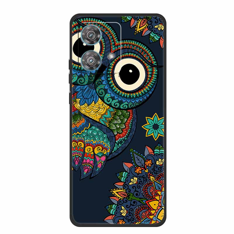 For Motorola Edge 40 Neo Case Animals TPU Soft Silicone Phone Cover for Moto Edge 40 Neo 5G Edge40 Neo Shockproof Wolf Fundas