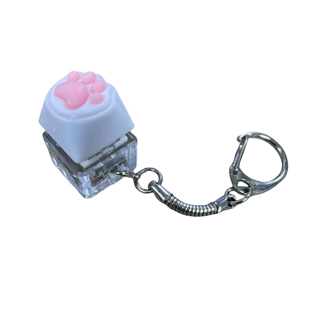 Decompression Key Keychain, Schoolbag Pendant, Sound-emitting And Light-emitting Key, Kneading Fun Pendant