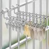 10/16 Clips Socks Drying Rack Stainless Steel Window Net Clothespin Durable Underwear Rack  Closet