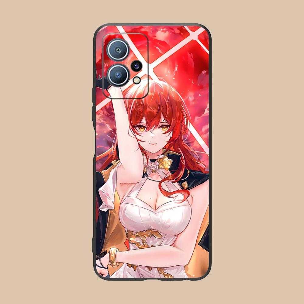 HSR Himeko Matte TPU Mobile Phone Case for Huawei P60 P50 P40 P30 P20 P10 P9 P8 Pro Lite Plus Colorful Printing Cover