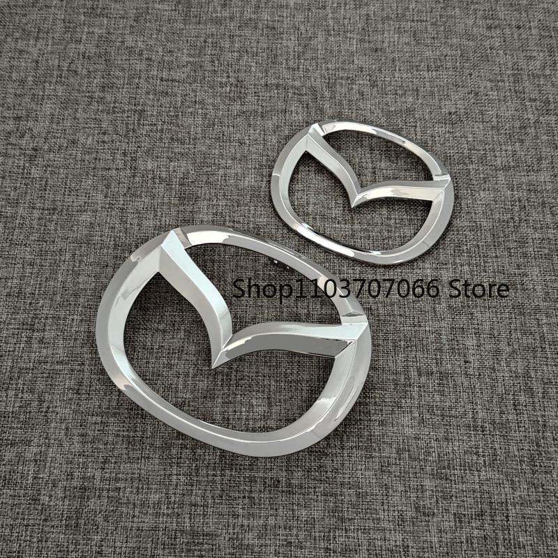 This is applicable to the front grille logo of the 2006-2009-20011 Year mazda6 rear logo of FAW car Mazda 6 Silver Emblems k2