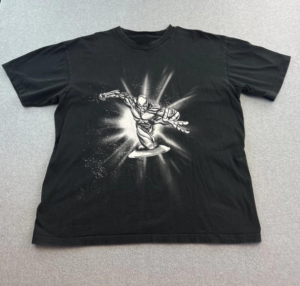 Футболка Marvel Серебряный Серфер S-5XL Mad Engine Комикс Супергерой Репринт НОВАЯ Унисекс Футболка XXXXL