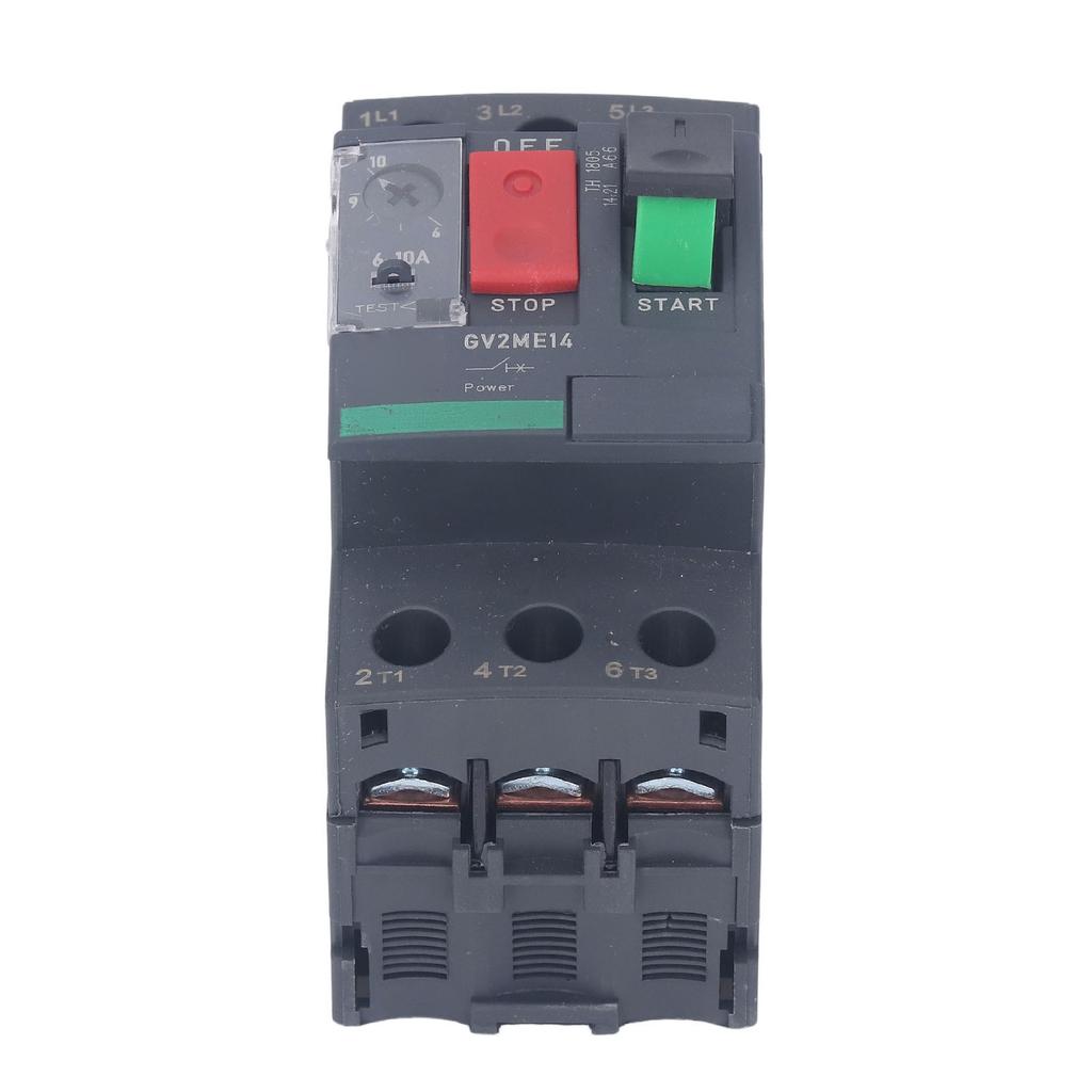 Întrerupător Motor Protecție Suprasarcină Termomagnetic Manual Buton Pornire Motor Montare pe Șină