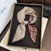 Spring and summer new high-end printed Chinese square scarf female 111 mulberry silk scarf versatile thin neck scarf shawl