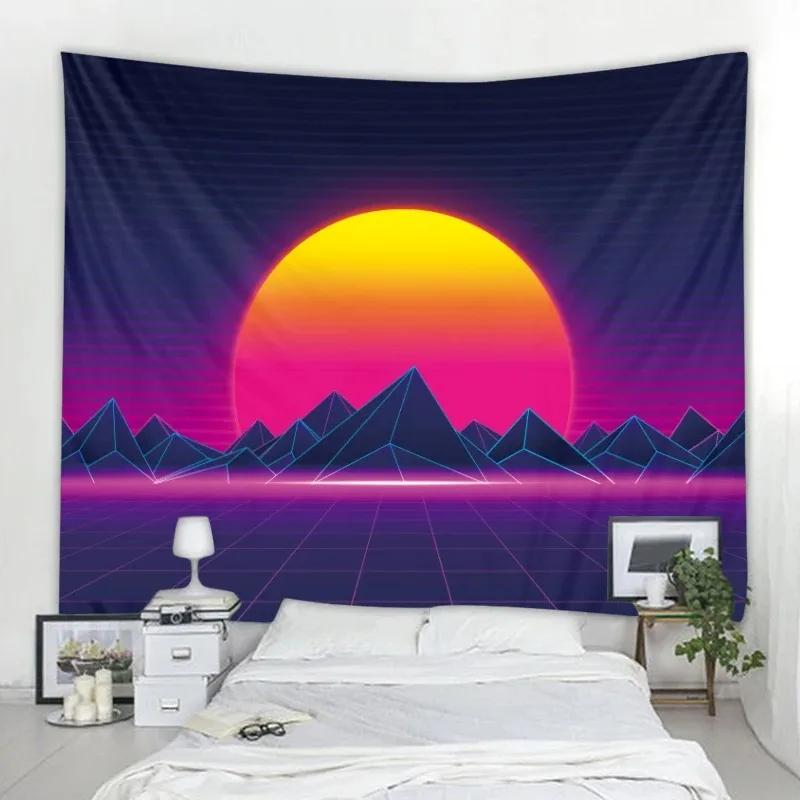 

Цифровой элемент Декоративный гобелен Офис Гостиная Украшение Дома Настенный гобелен 100x75cm