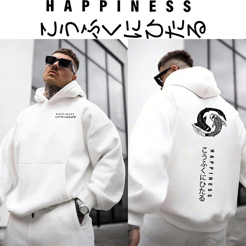 Bushido Printed Hoodies Harajuku Style High Quality Male Hooded Long Sleeve Pullover Japanese Urban Fashion Hoodie Streetwear