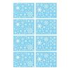 Christmas, White Snowflake Window Stickers, Christmas Glass Stickers, Shopping Mall Store Decorations, Window Decorations, Static Stickers