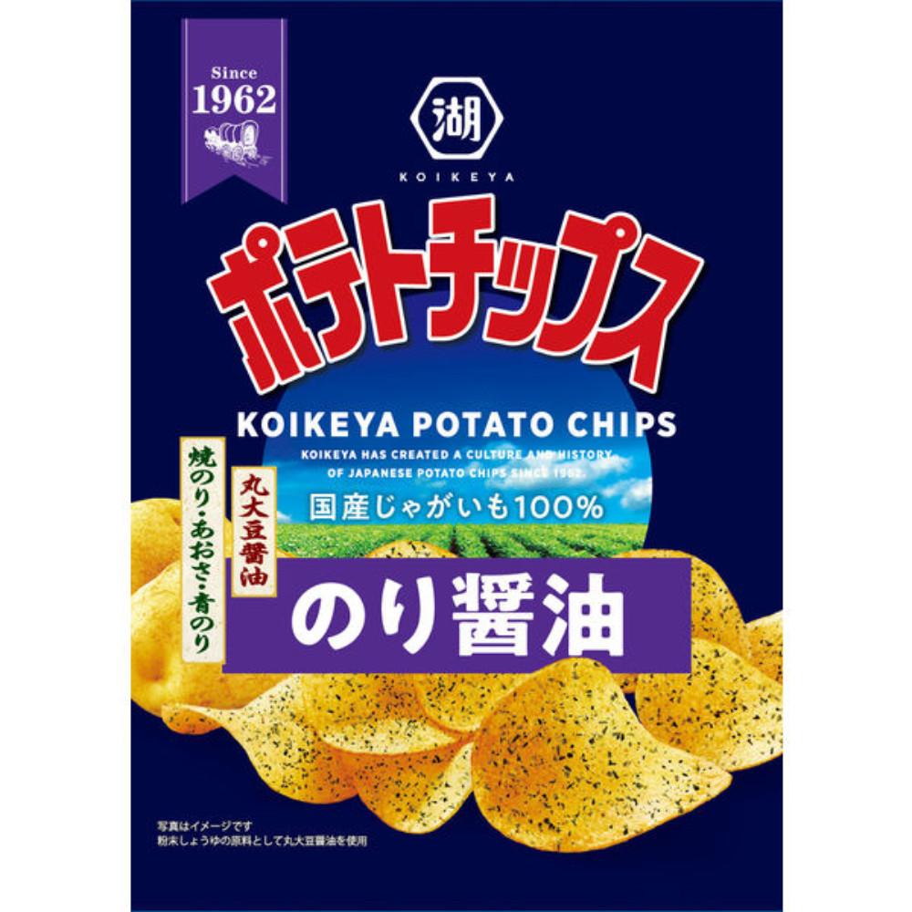 Japan KOIKEYA Potato Chips (Golden Consomme / Nori Soy Sauce / Nori Salt / Potato and Salt / Garlic)