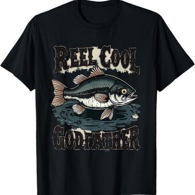 REEL COOL Godfather Fishing Godfather T-Shirt1