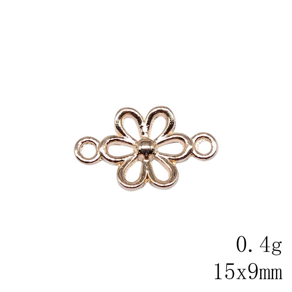 Gifts For Women Jewelry Materials Hollow Flower Connector Accessories Parts Cheapest Items Accessories And Components