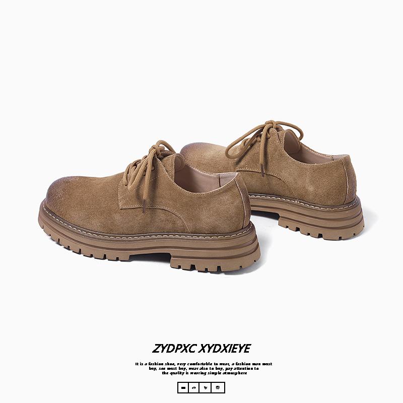 2025 men's summer men's shoes trend low-top Martin boots casual fur British tooling shoes 4515-W