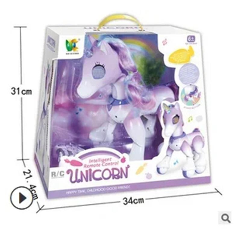 robot dog  electric toys Unicorn toy Electric remote control Unicorn child robot touch induction enlightenment toy