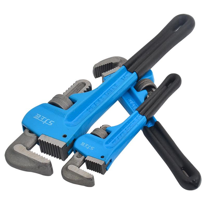 Shangjiang Heavy-Duty Adjustable Pipe Wrench and Installation Pliers Set Heavy-Duty Pipe Wrench 6-inch