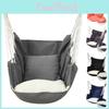 Spacious And Soft Canvas Swing Chair With Cushions Ideal For Outdoor Spaces