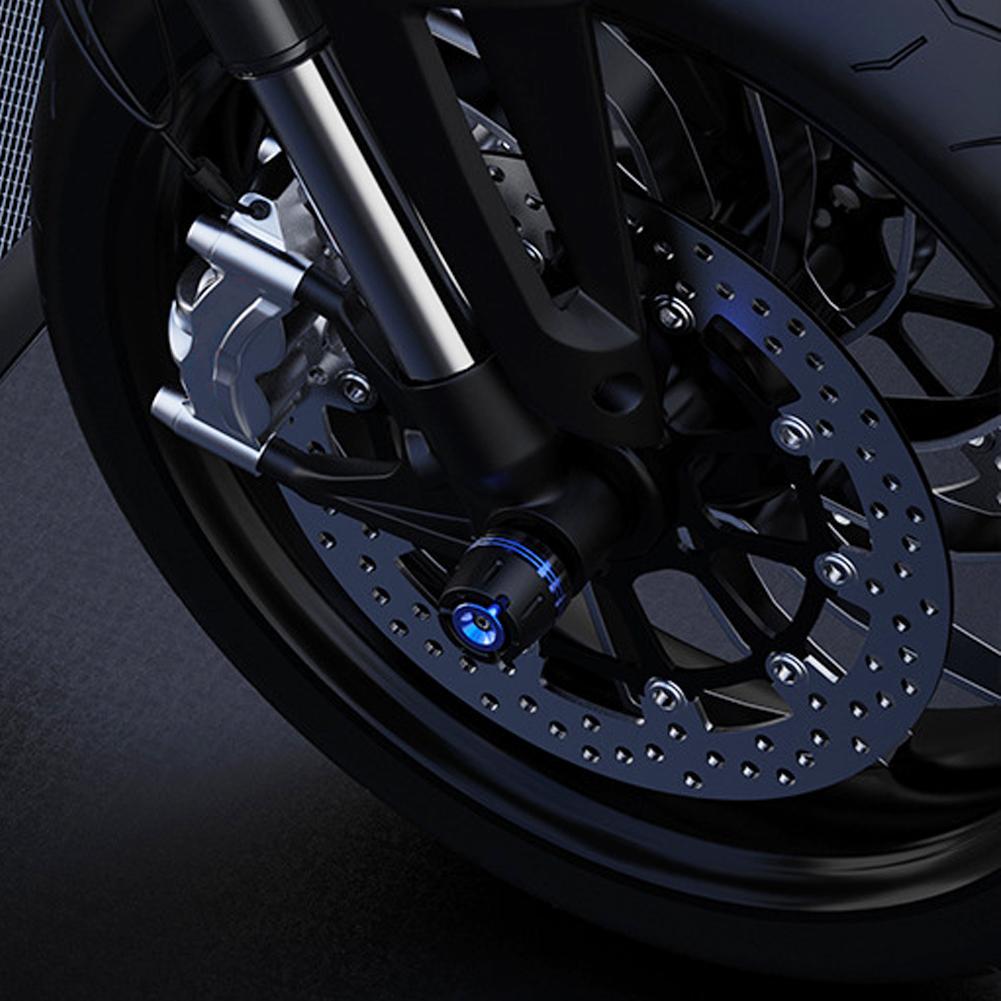 2PCS CNC Aluminum Front Fork Frame Slider Wheel Motorbike Falling Protection Anti Collision Cup dirt bike Motorcycle