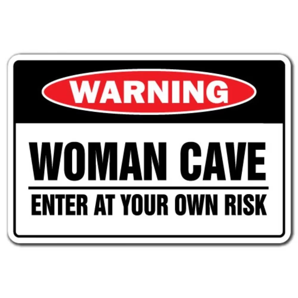 Retro Horror Comedy Metal Sign - No Entry Warning Plaque 20x30cm for Home Garage Bar Decor