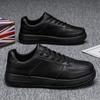 Black Men's Platform Sneakers All-match Breathable Height-enhancing Casual Shoes New Outdoor Fashion Skateboard Shoes Tenis 2025