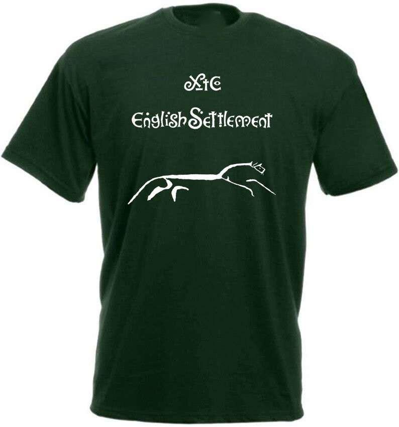Collection XTC English Settlement Band Logo Retro Green All Size TShirt KK122 Unisex T-Shirt S