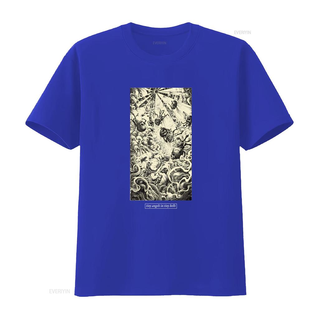 FIT FOR AN AUTOPSY Tiny Angels In Tiny Hells Print T Shirt Unique Art Design Perfect Alternative Fashion Lovers vintage