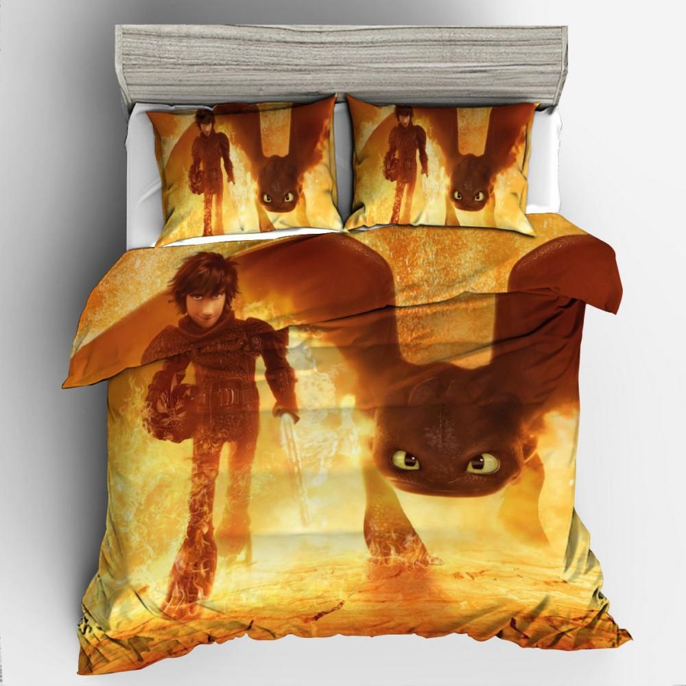 Movie Cartoon Animal 2021 New Three-Piece Quilt Cover