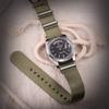 Hemsut 24mm NATO Watch Band, Premium Soft Nylon Replacement Watch Strap, Unisex, Military Heavy Duty with Stainless Steel Back, 4 Sizes: 18/20/22/24mm
