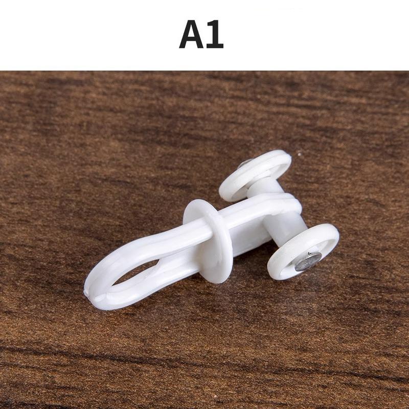 Ceiling Curtain Rail Track Glider Sliding Curtain Track Hook Drapery Rail Roller Carrier Shower Curtain Pulley Window Accessory