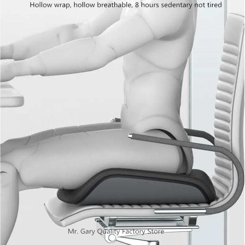 Memory Foam Seat Cushion Orthopedic Pillow Coccyx Office Chair Cushion Support Waist Back Pillow Car Seat Hip Massage Pad Sets