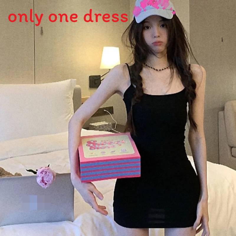 Classic Black Sleeveless A Line Dress With High Waist For Summer Fashion