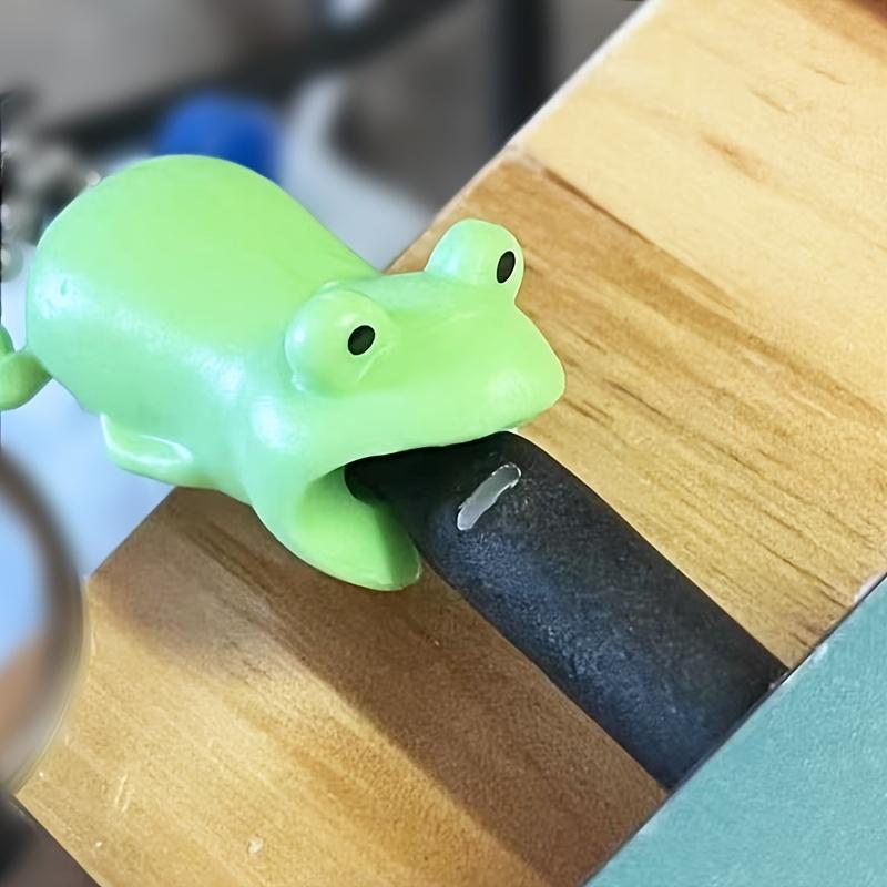 1PC Cute Frog Charger Cable Protector - Anti-Break Wire Saver for Phone Charging Cords