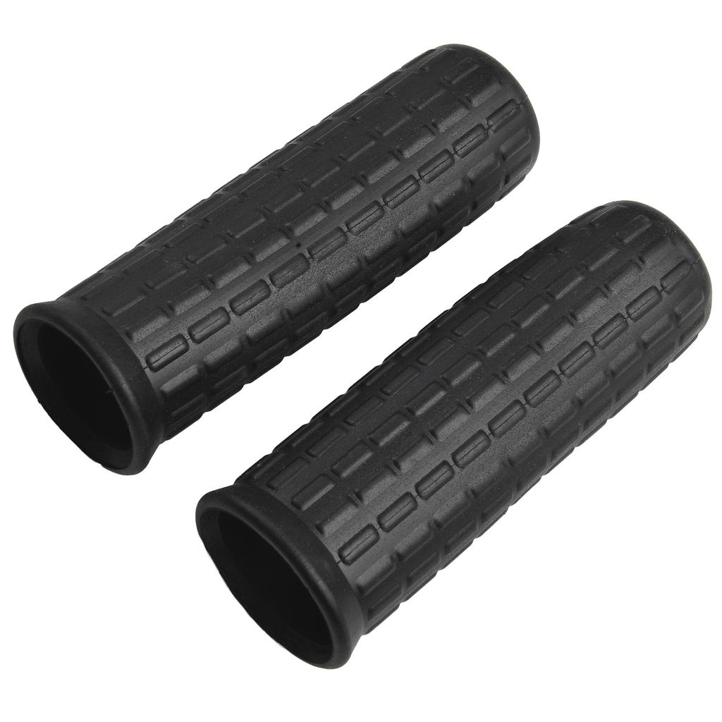 2PCS Rubber Handles Sleeve Round Non-slip Tubes Replacement Wheelbarrow Handles Anti-skid Shock Absorption Handles Sleeve