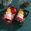 Christmas wool crocheted pendant creative wool Christmas wreath exquisite pendant decorative bag Christmas decorations