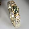 1-piece Retro CopperColor Pleated Zircon Inlaid Ring, Suitable for Women's  Holiday Party Jewelry Gifts