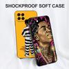 Black Tpu Case For Samsung Galaxy A03 SM-A035 A03 Core A03S A13 A23 LTE A33 A53 A73 4G 5G Rapper Kodaks